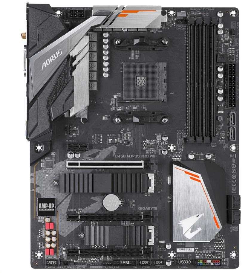 GIGABYTE MB Sc AM4 B450 I AORUS PRO WIFI, A, 2xDDR4, VGA, mini-ITX, WiFi