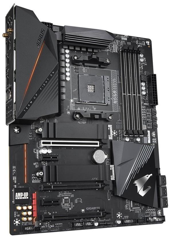 GIGABYTE MB Sc AM4 B550 AORUS PRO AC, AMD B550, 4 x DDR4, HDMI, Wi-Fi