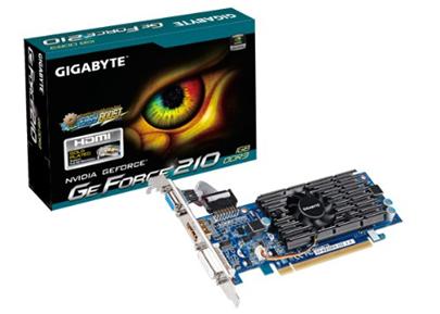 GIGABYTE VGA nVidia 210 1GB DDR3