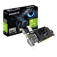 GIGABYTE VGA NVIDIA GeForce® GT 710, 2GB, GDDR5, 1xDVI-D, 1xHDMI, 1xD-SUB 