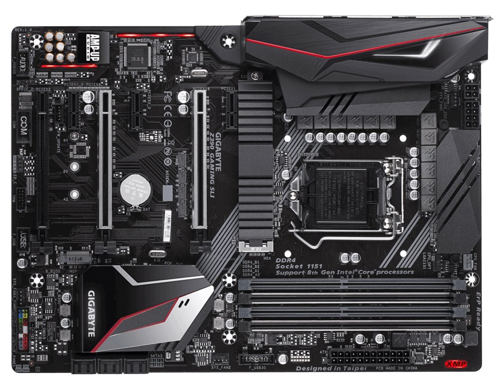 Подключение gigabyte z390 gaming sli