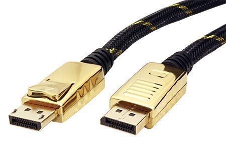 Gold DisplayPort kabel, DP(M) - DP(M), DP v.1.2, 3m