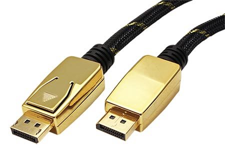 Gold DisplayPort kabel v.1.4, DP(M) - DP(M), 3m