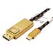 GOLD Kabel USB C(M) -> DisplayPort(M), 4K@60Hz, 2m