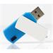 Goodram USB flash disk, 2.0, 32GB, UCO2, blue and white, UCO2-0320MXR11, podpora OS Win 7