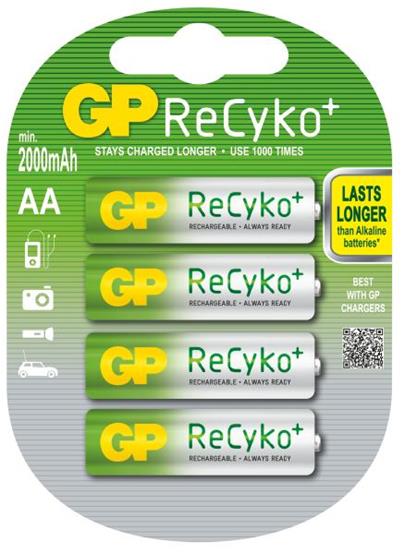 GP AA ReCyko+ Pro PROFESSIONAL series, nabíjecí, 4 ks