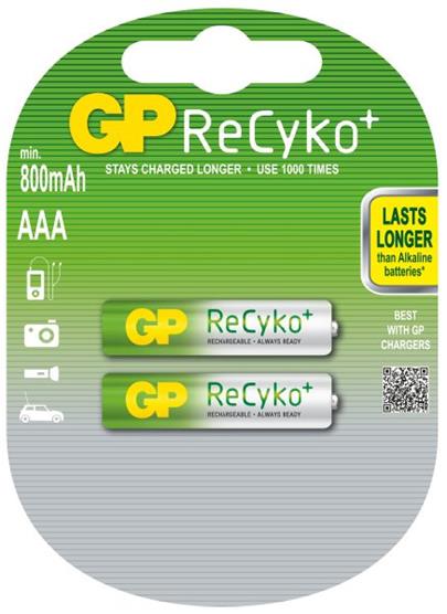 GP AAA ReCyko+ Pro PROFESSIONAL series, nabíjecí, 2 ks
