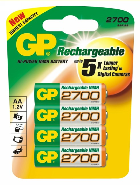 Аккумулятор gp aa 2700mah