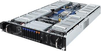 GPU Server G292-Z22 2U S-SP3(240W), 8GPU(-E16),2PCI-E16(g4)LP, 2×10GbE(SFP+), 8SFF,2M.2, IPMI, 8DDR4, rPS (80+ PLATINUM)