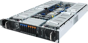 GPU Server G292-Z44 2U 2S-SP3(240W), 8GPU(g4,2root),2PCI-E16(g4)LP, 2×10GbE-T,8SFF,IPMI, 16DDR4-3200, 2+0 (80+ PLATINUM)