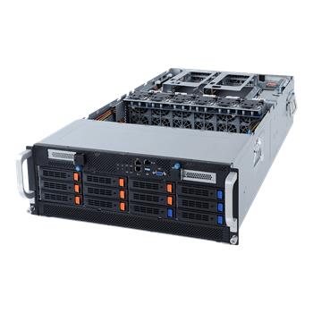 GPU server G492-Z50 4U 2S-SP3(240W), 2×10GbE-T, 12sATA,10GPU(g4,2root),3PCI-E16(g4),32DDR4-3200, IPMI,rPS (80+ PLATINUM)