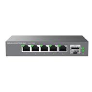 Grandstream GWN7700MP Unmanaged Network Switch 5 2,5Gb portů / 1 SFP+, PoE