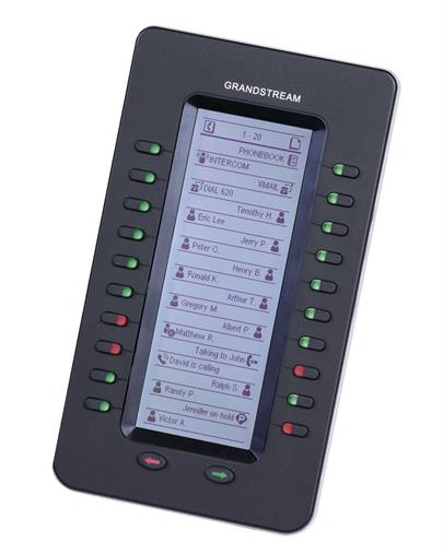 Grandstream GXP2200EXT, přídavný modul, LCD displej, 40 BLF tlačítek (GXP2170, GXP2140, GXV3240)