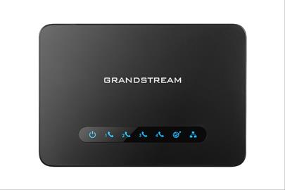 Grandstream HT814 (ATA), 4x FXS, 2 SIP účty, 1x Gbit LAN, NAT router, 3-cestná konf., auto-provisi.