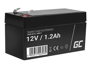 GREENCELL Battery AGM 12V 1.2 Ah