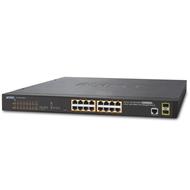 GS-4210-16P2S POE SWITCH L2/L4, 16X 1000BASE-T, 2X SFP, WEB/SNMPV3, VLAN,EXT 10MB/S, 802.3AT-220W