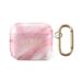 Guess TPU Shiny Marble pouzdro pro Airpods 3 růžové