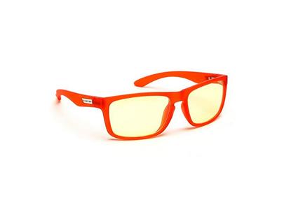 GUNNAR herní brýle INTERCEPT FIRE/ červené obroučky/ jantarová skla/ blister