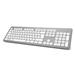 Hama bezdrátová klávesnice KW-700, stříbrná/bílá