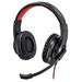 HAMA headset PC stereo HS-USB400/ drátová sluchátka + mikrofon/ USB/ citlivost 100 dB/mW/ černý