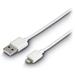 HAMA MFI USB nabíjecí/datový kabel pro Apple/ Lightning vidlice/ 1m/ bílý
