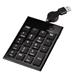 HAMA numerická klávesnice SK140 Slimline/ USB/ černá