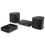 HAMA rozšiřující audio set RS100/ Rear Surround/ 2x repro/ vysílač/ přijímač/ externí zdroj/ černý