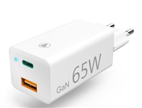 Hama síťová USB nabíječka GaN USB-C + USB-A Power Delivery 65 W