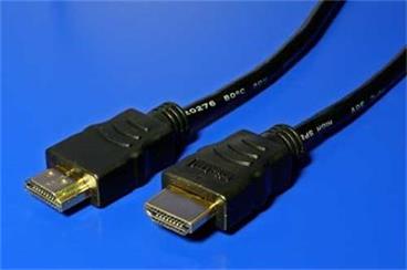 High Speed HDMI kabel, HDMI M - HDMI M, zlacené konektory, 2m