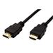 High Speed HDMI kabel s Ethernetem, HDMI A(M) - HDMI A(M), ohebný (TPE), černý, 2m