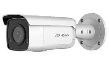 Hikvision DS-2CD2T46G2-ISU/SL(2.8mm)(C) 4MPix IP Bullet AcuSense kamera; IR 60m, Audio, Alarm, mikrofon, repro, blikač