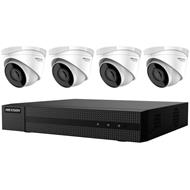 HIKVISION HiWatch 4K KIT turret/ 8Mpix/ 1x NVR HWN-4108MH-8P(STD)(D)/ 4x IP kamera HWI-T280H(C)/ POE+/ HDMI/ VGA/ LAN