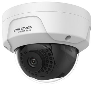 HIKVISION HiWatch IP kamera HWI-D121H/ Dome/ 2Mpix/ objektiv 4mm/ H.265+/ krytí IP67+IK10/ IR až 30m/ kov+plast