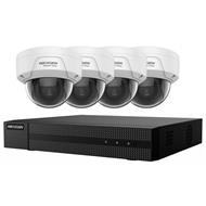 HIKVISION HiWatch KIT dome/ 2Mpix/ 1x NVR HWN-2104MH-4P(C)/ 4x IP kamera HWI-D121H(C)/ POE+/ HDMI/ VGA/ LAN/ SATA