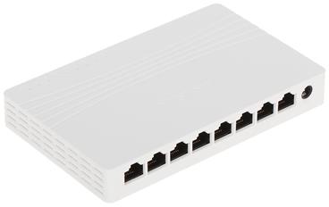 HIKVISION switch DS-3E0508D-E/ 8x port/ 10/100/1000 Mbps RJ45 ports/ 16 Gbps/ input 9 V DC, 0.6 A