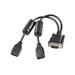 Honeywell VM3 USB Y CABLE - D15 MALE TO TWO USB TYPE A PLUG