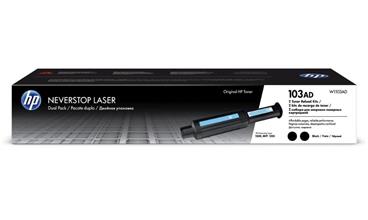 HP 103AD Neverstop Toner Reload Kit 2-Pack - Neverstop Laser 1000a, 1000w, MFP 1200a, MFP 1200w