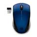 HP 220 - bezdrátová myš - modrá - Chrome