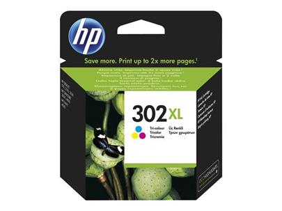 HP 302XL Tri-color Ink Cartridge, HP 302XL Tri-color Ink Cartridge