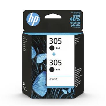 HP 305 2-Pack Black Original Ink Cartridge