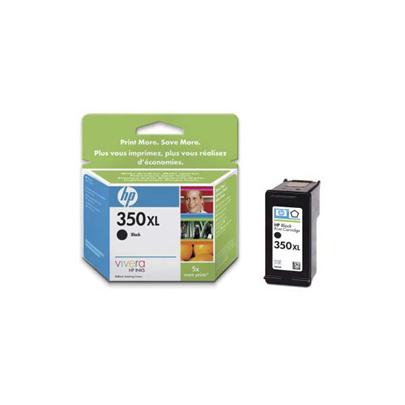 HP 350XL Black Ink Cart, 25 ml, CB336EE