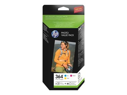 HP 364 Series Photosmart Photo Value Pack 50 sheets 10x15 cm
