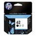 HP 62 Black Ink Cartridge, HP 62 Black Ink Cartridge
