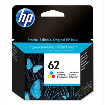 HP 62 Tri-color Original Ink Cartridge (165 pages)