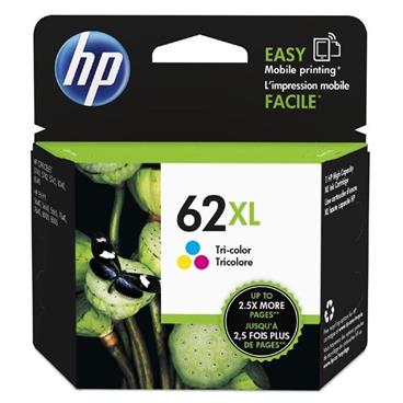 HP 62XL High Yield Tri-color Original Ink Cartridge (415 pages)