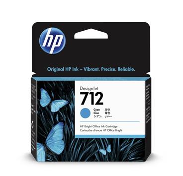 HP 712 29-ml Cyan DesignJet Ink Cartridge