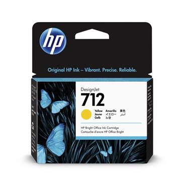 HP 712 29-ml Yellow DesignJet Ink Cartridge