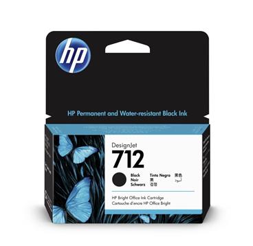 HP 712 38-ml Black DesignJet Ink Cartridge