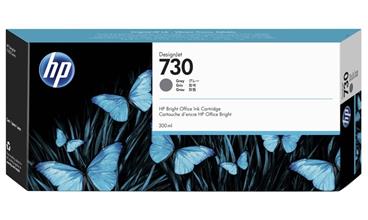 HP 730 300-ml Gray Ink Cartridge 