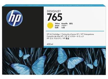 HP 765 Žlutá inkoustová kazeta Designjet, 400 ml